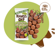 Hands Off Crunchy Hazelnut vegan chocoladereep